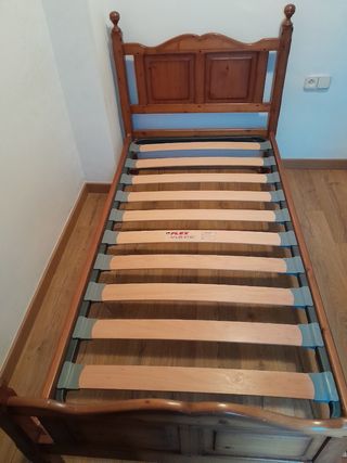 Cama con somier