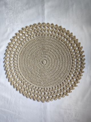 Set tovagliette uncinetto