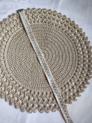 Set tovagliette uncinetto