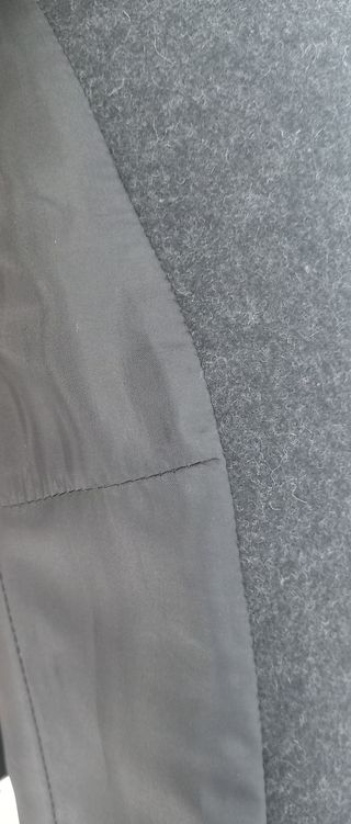 Abrigo mujer paño gris 80% Lana