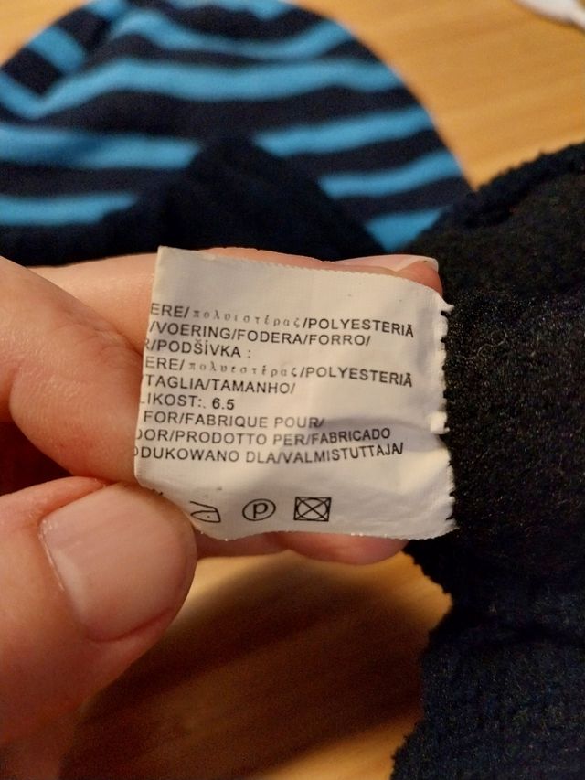 Gorro y guantes niñ@, talla S