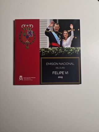 EMISION NACIONAL DEL EURO FELIPE VI 2015