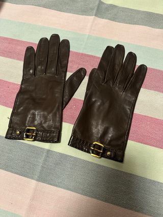 Guantes de piel vintage