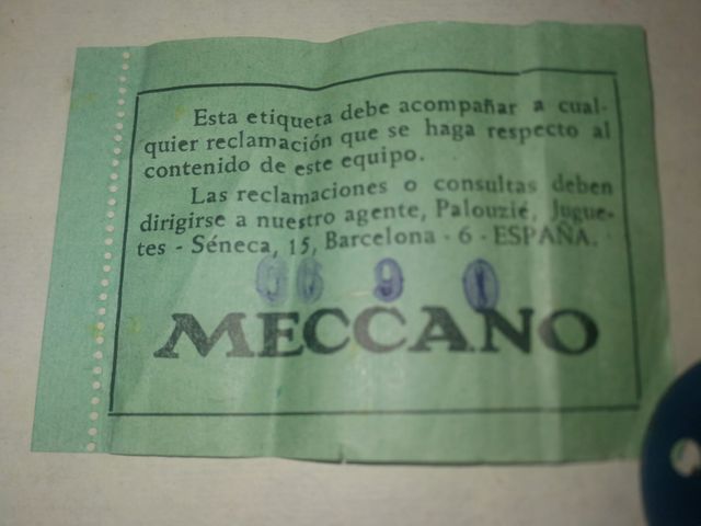 Meccano Novedades Poch S.A. años 60s