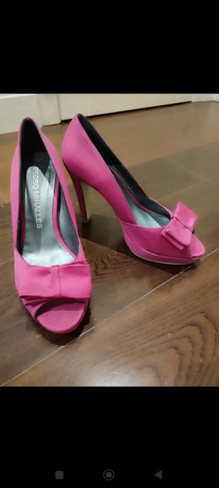 Zapatos pedro Miralles fucsia casinuevos
