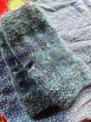 guanti senza dita mohair e merino