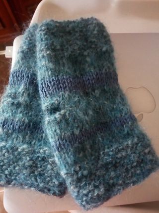 guanti senza dita mohair e merino