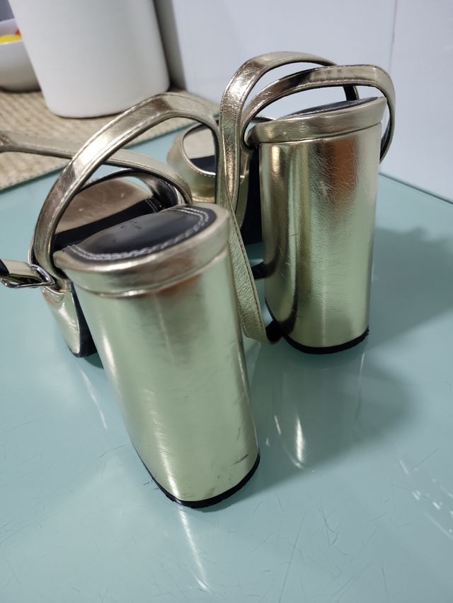 Sandalias Fiesta Bershka 38