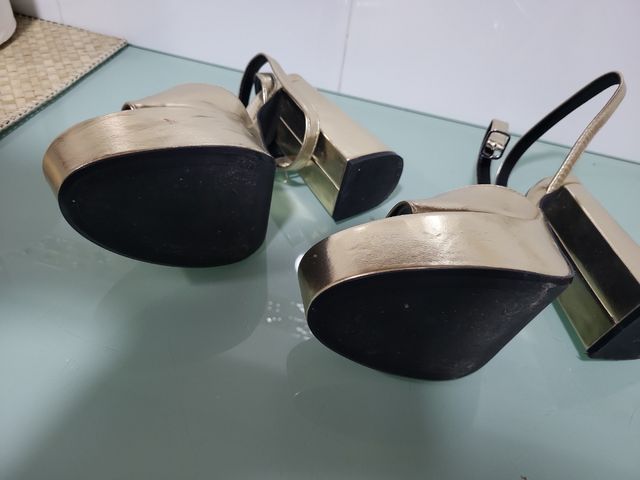 Sandalias Fiesta Bershka 38