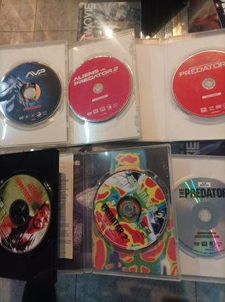 LOTE PELÍCULAS DVD SAGA PREDATOR