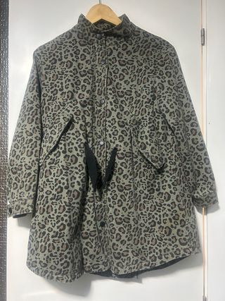 Abrigo zara leopardo