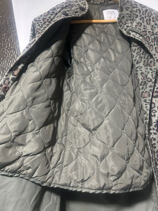 Abrigo zara leopardo