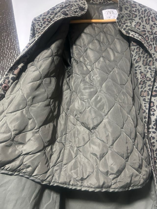 Abrigo zara leopardo