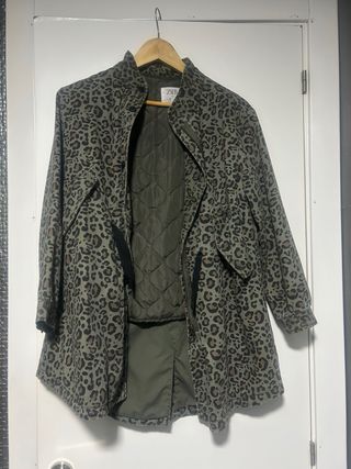 Abrigo zara leopardo