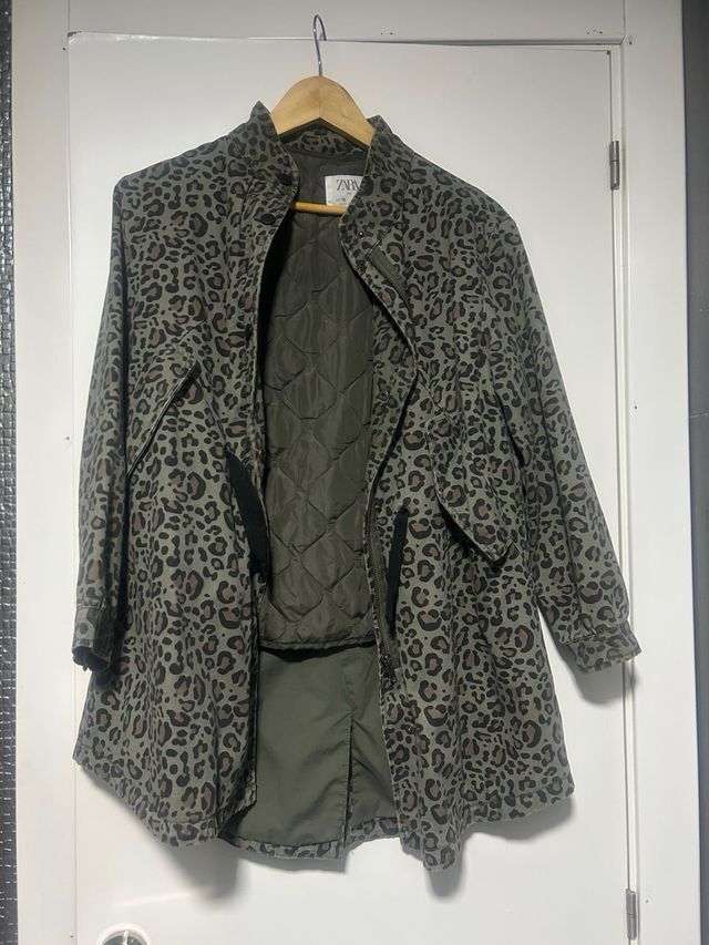 Abrigo zara leopardo
