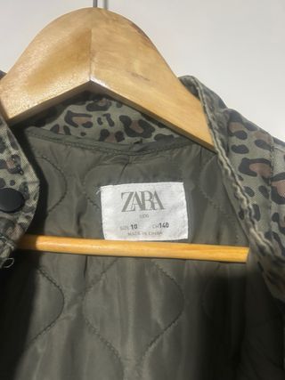 Abrigo zara leopardo