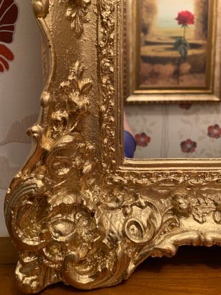 ANTIGUO ESPEJO DE ESTILO ISABELINO S.XIX