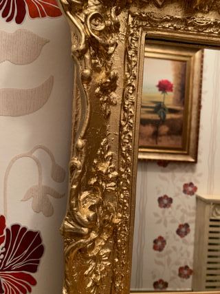 ANTIGUO ESPEJO DE ESTILO ISABELINO S.XIX