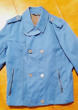 Gabardina corta Zara man talla XL