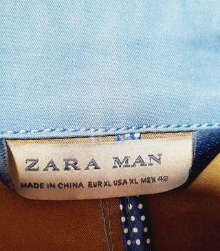 Gabardina corta Zara man talla XL