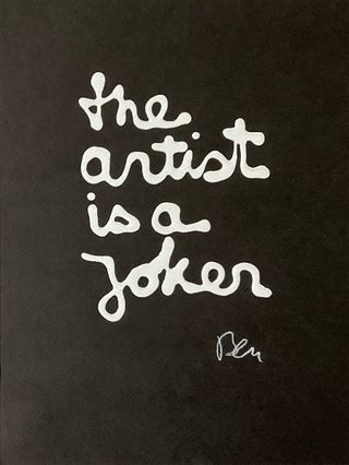 Ben Vautier serigrafia storica del 1977