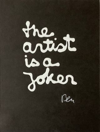 Ben Vautier serigrafia storica del 1977