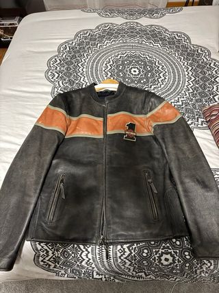 Cazadora piel Harley Davidson