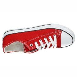 ZAPATILLAS DE LONA color ROJO