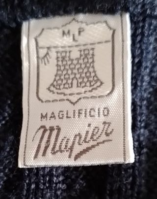 Cardigan donna blu maglificio Mapier