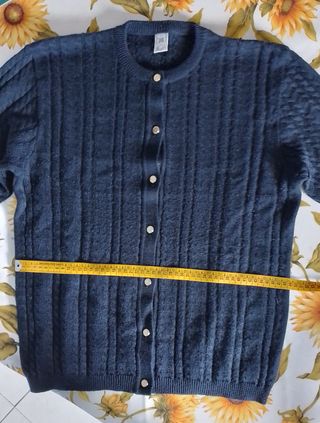 Cardigan donna blu maglificio Mapier