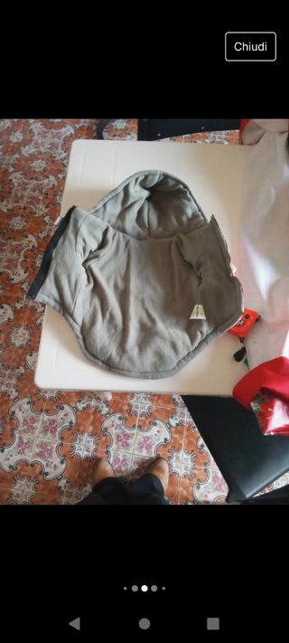 Antipioggia con capuccio rosa per cani