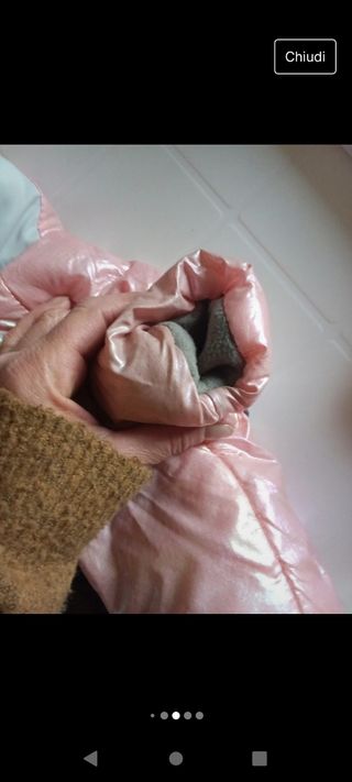 Antipioggia con capuccio rosa per cani