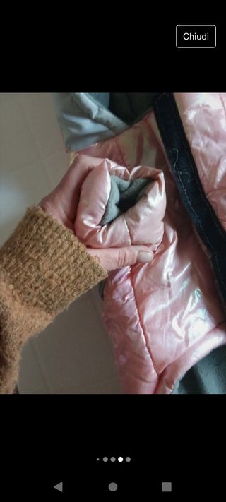 Antipioggia con capuccio rosa per cani