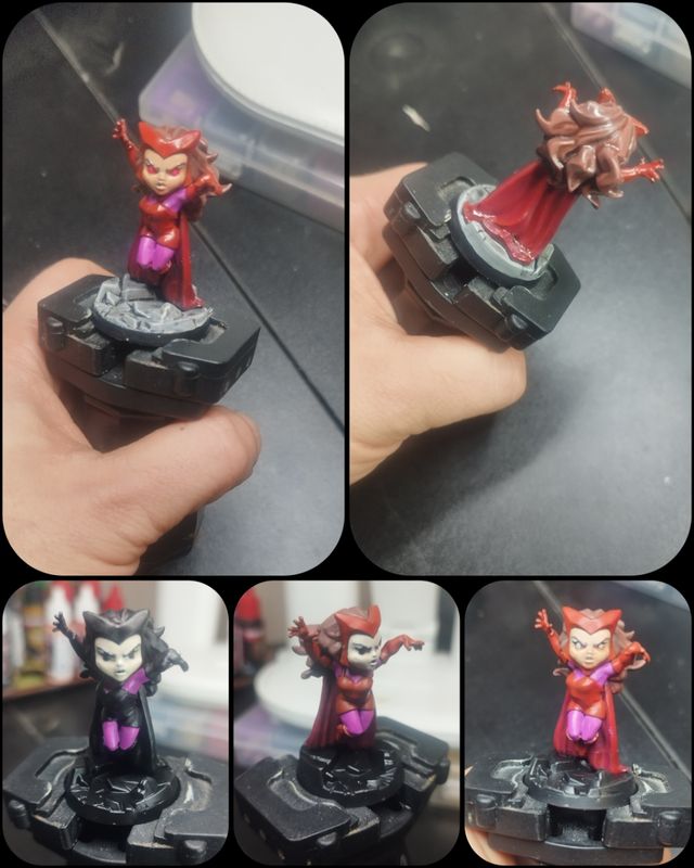 Marvel United Scarlet Witch dipinto a mano
