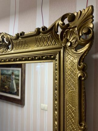 ESPEJO ITALIANO DE ESTILO RENACENTISTA AÑOS 80