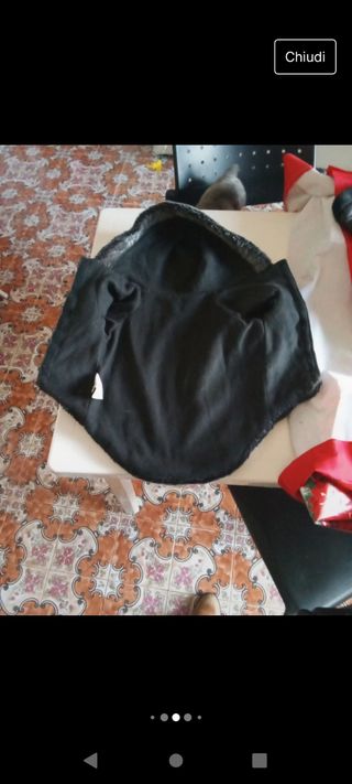 Piumino con cappuccio e pelicciotto