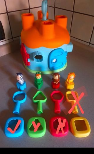 Casita de encastre con llave