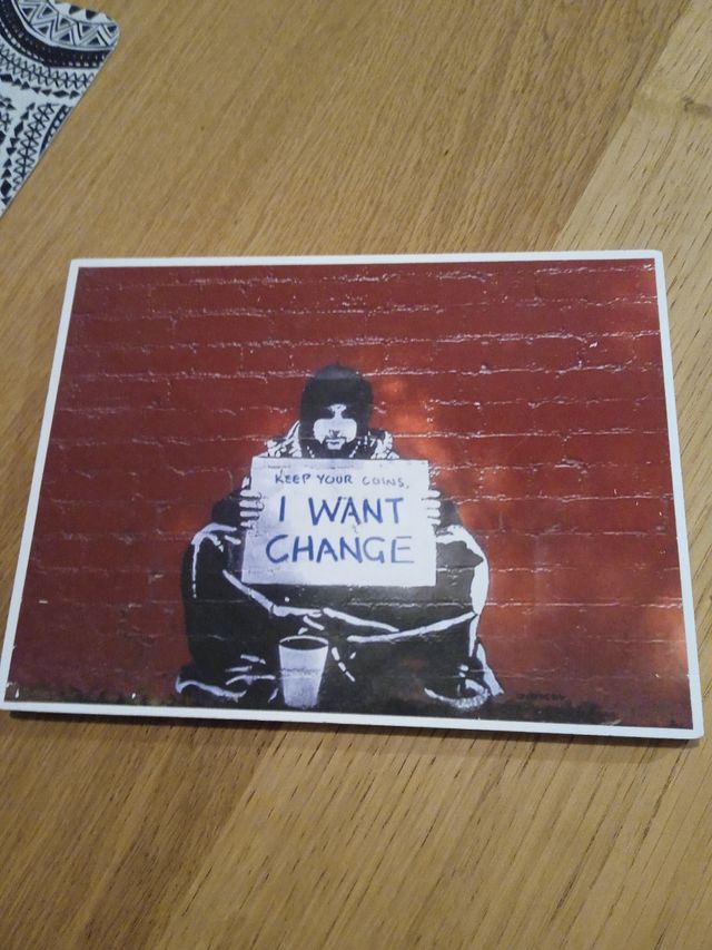 Cuadro pequeño Banksy