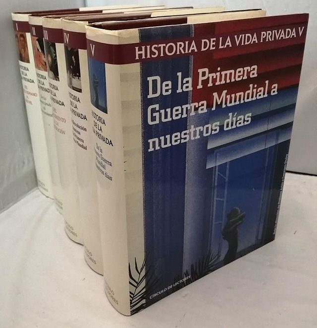 Historia de la vida privada. 5 vols.