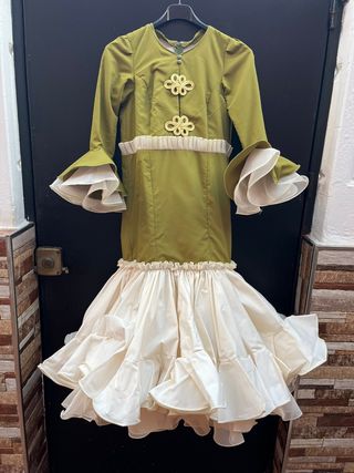 Vestido flamenca niña talla 12/14