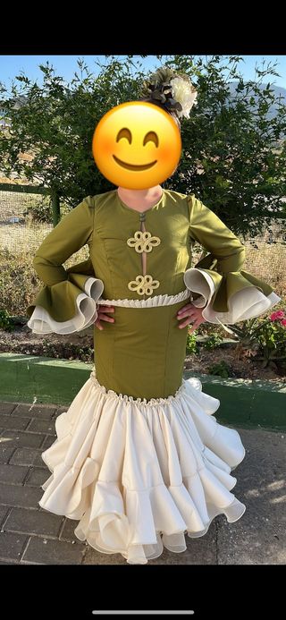 Vestido flamenca niña talla 12/14