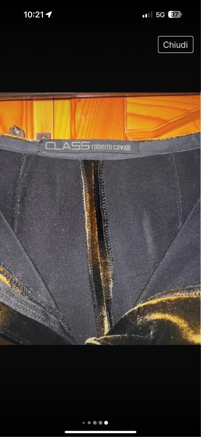 Pantalone velluto luscio