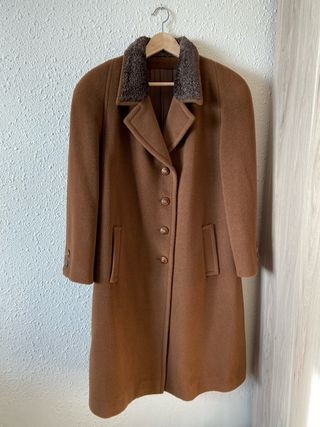 Nuevo abrigo marrón Cachemire 1638 talla L