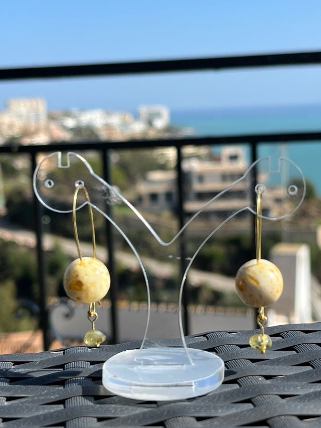 Ambar baltyco preciosos pendientes
