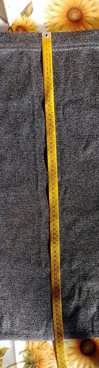 Gonna grigia in maglia