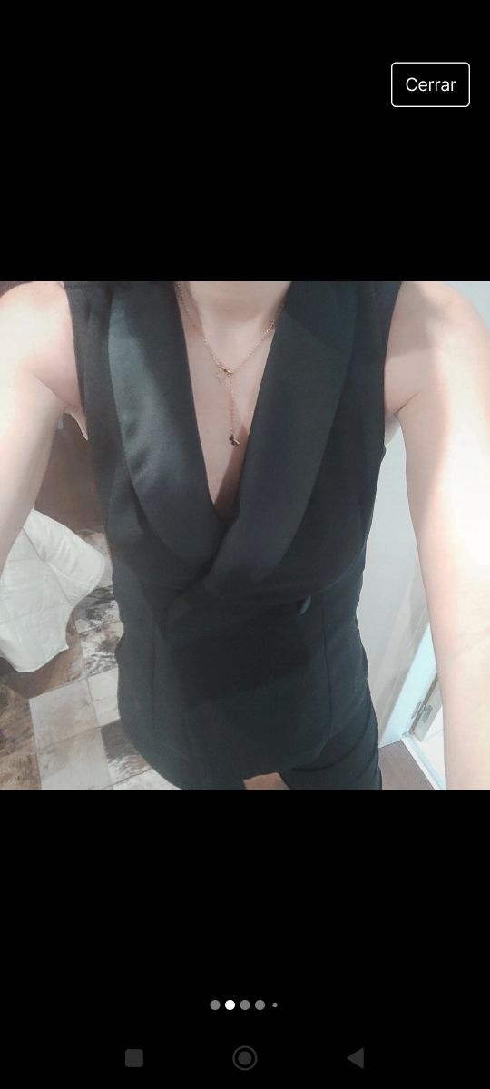 Mono largo zara tipo esmoquin 