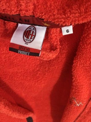Accappatoio ufficiale Milan bambino in spugna