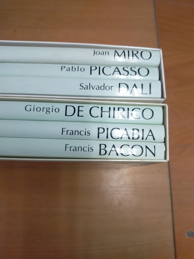 Colección de 6 libros de arte.