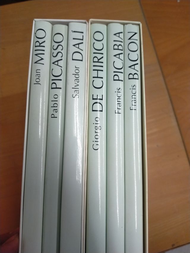 Colección de 6 libros de arte.