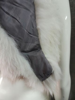 Collo stola scialle vera pelle mantella